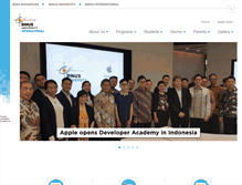 Tablet Screenshot of international.binus.ac.id