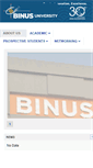 Mobile Screenshot of mgt-infosys.binus.ac.id