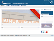 Tablet Screenshot of mgt-infosys.binus.ac.id